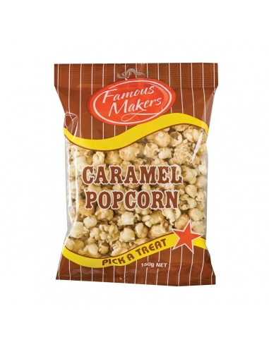 Famous Bakers Caramel Popcorn 150g x 12