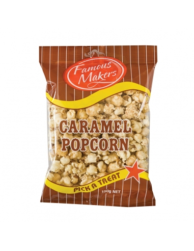 Palomitas de maíz de caramelo de panaderos famosos 150g x 12