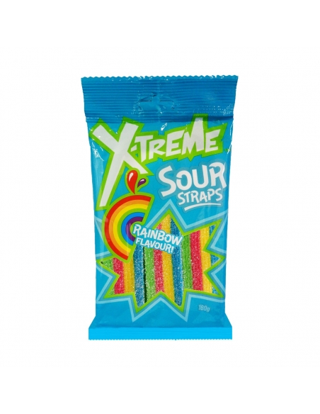 Xtreme Sour Rollz Rainbow 160g x 12