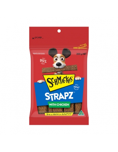 Schmackos strapz con pollo 200g