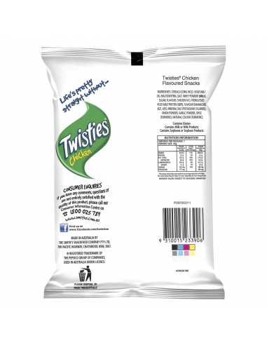 Twisties Chicken 45g x 24