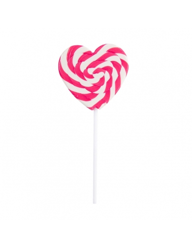 Pink Swirl Heart Pops 12g x 24
