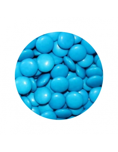 Lolliland Chocolate Buttons Baby Blue 1kg x 1