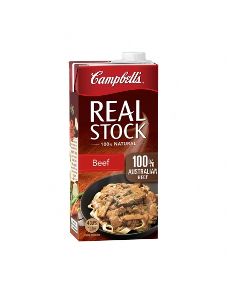 Campbells Real Stock Beef 1L x 1