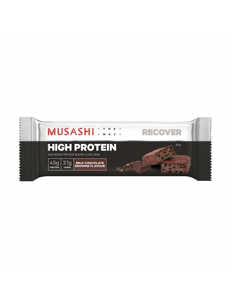 Musashi High Protein Chocolater Brownie 90g x 12