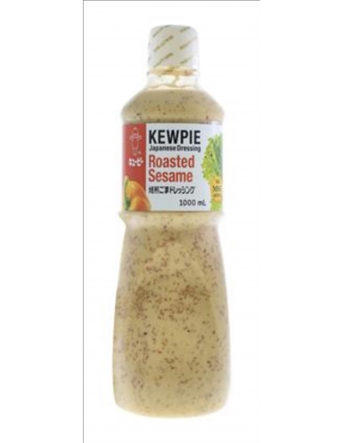 Botella de sésamo asado de aderezo de kewpie 1 kg