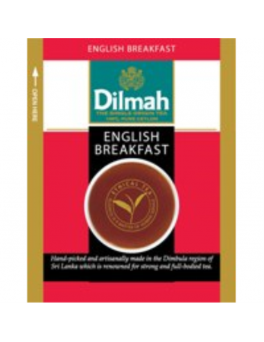 Bolsas de té de Dilmah Env Eng English Breakfast 500 Pack Carton