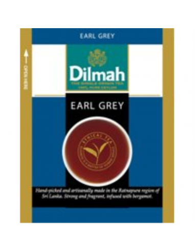Bolsas de té de Dilmah env ENT Earl Gray 500 Pack Carton