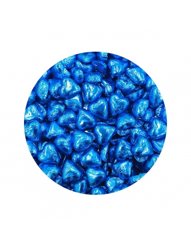 Lolliland Chocolate Hearts Royal Blue 120 sztuk 1 kg