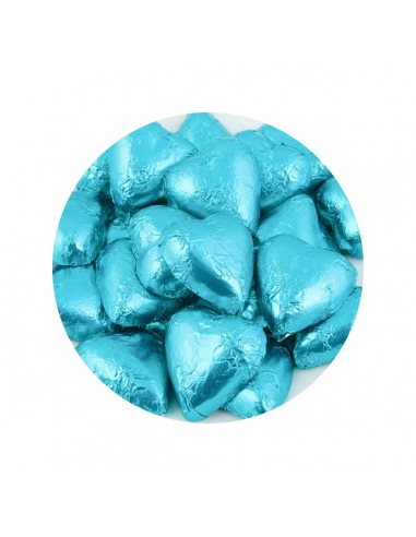 Lolliland Chocolate Hearts Tiffany Aqua 120 Stück 1 kg