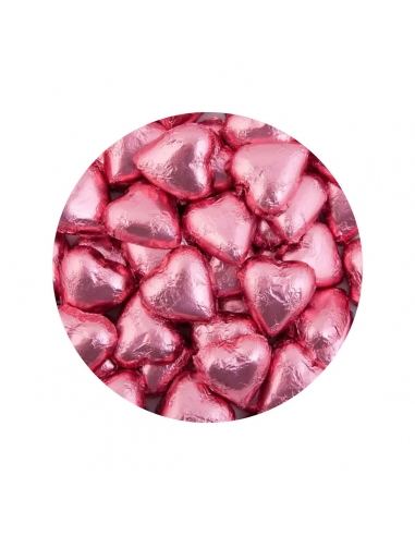 Lolliland Chocolate Hearts baby roze 120 stuks 1 kg