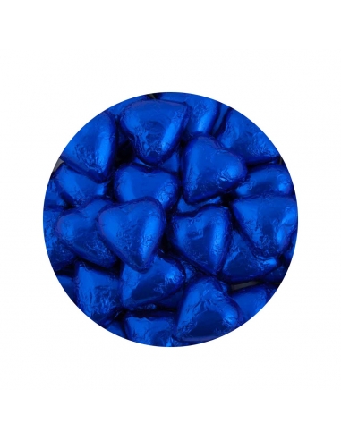 Lolliland Chocolate Hearts Dark Blue 120 pezzi 1 kg