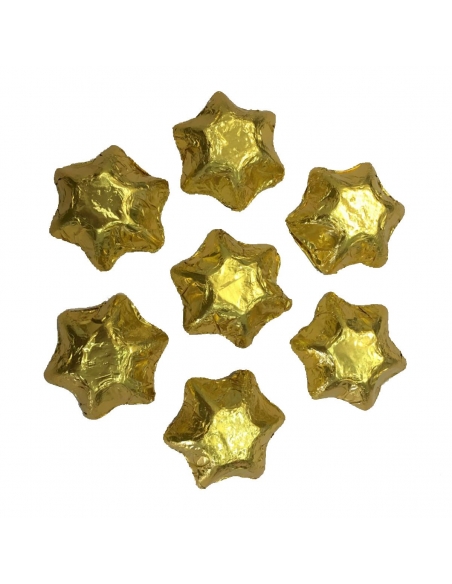 Lolliland Chocolate Stars Gold Foil120ピース1kg