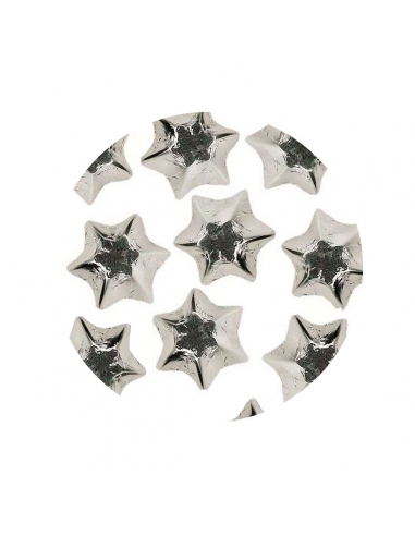 Lolliland Chocolate Stars Silver Foil 120 Pieces 1kg x 1