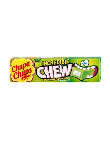 Chupa chups Incroyable Chew Apple 45g x 20