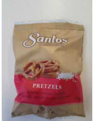 Santos Pretzels 100 X 15gr Carton