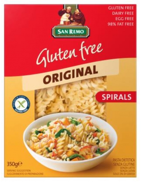 San Remo Pasta Spirals Gluten Free 350 gr paquet