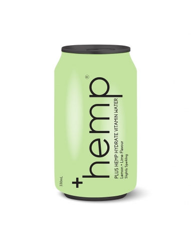 Hemp Hydrate Vitamin Water Lemon & Lime 330ml x 12
