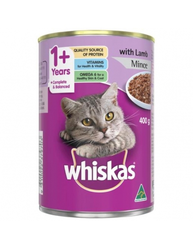 Whiskas 1 jaar gehakt lam kan 400 gm