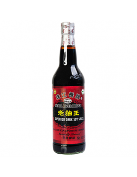 PRB -saus Soja Donker 600 ml fles