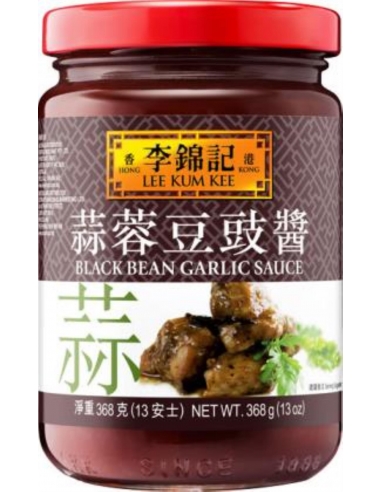 Lee Kum kee salsa di fagioli neri aglio 368 gr bottiglia