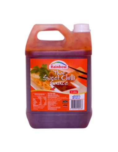 Salsa arcobaleno Sweet Chilli Thai 5 Lt bottiglia