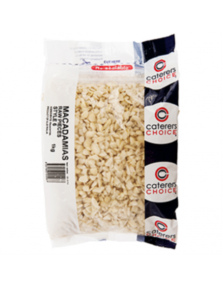 Catering wybór macadamia Nuts kawałki nr 6 1 kg pakiet