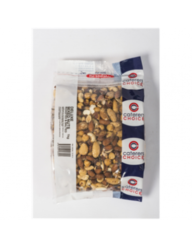 Caterers Choice Nuts Mezcled Deluxe sin maní asado y salado 1 kg de 1 kg de paquete