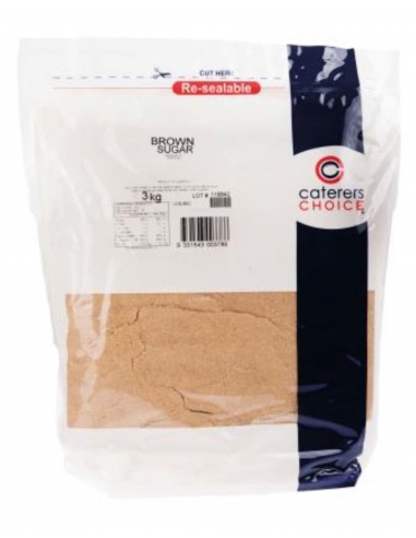 Catering Choice Sugar Brown 3 kg pacchetto