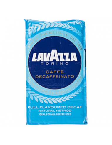 Lavazza Coffee Ground Brick Decaffeined 250 GR Packet