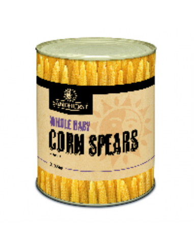 Sandhurst Corn Baby Spears Whole in Brine a10 Can