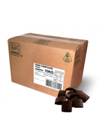 Nestlé Chocolate Kibble Dark Jamaica Compound 15 kg Carton