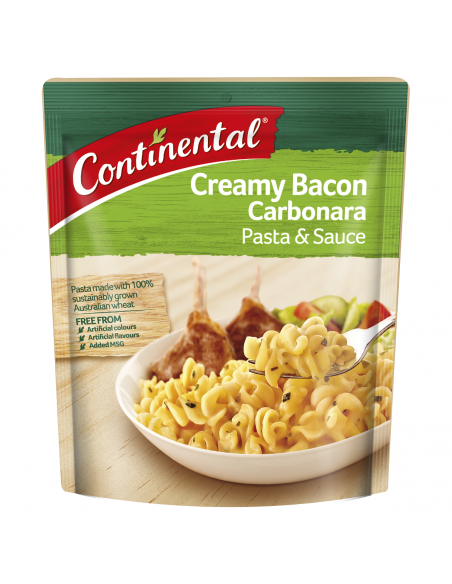 Continentale pastasaus Bacon Carbonara 85G