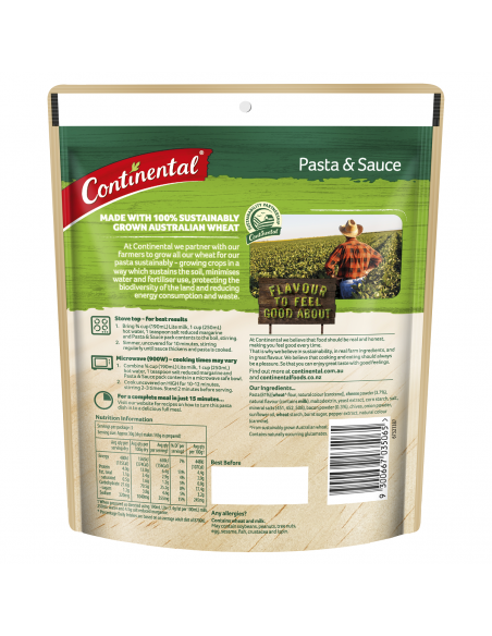 Continentale pastasaus Bacon Carbonara 85G