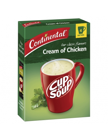 Tasse continentale une crème de soupe Chick 75g