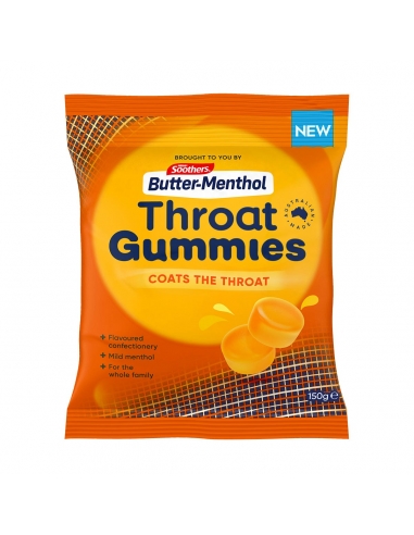 Butter Menthol Throat Gummies 150g x 8