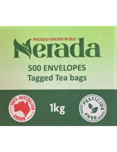 Nerada 500 bolsas de té envueltas 500 carton