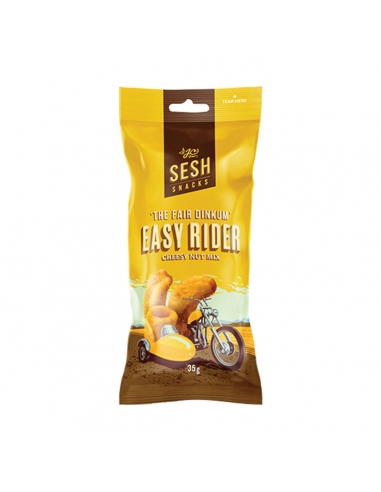 Sesh Snacks Easy Rider Cheesy Nut Mix 35g x 21