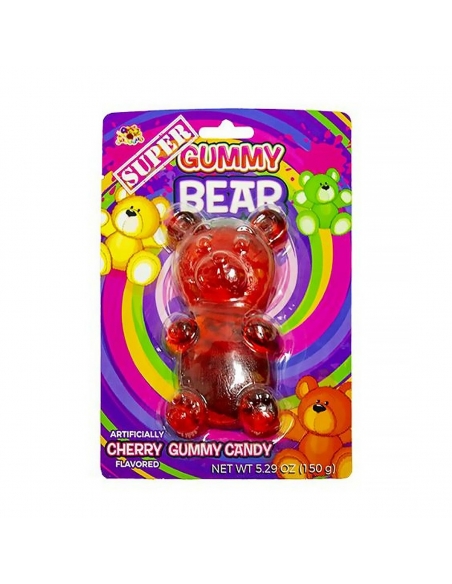 Super gummy bear cherry gearomatiseerd 150 g x 12