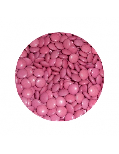 lolliland Chocolate Buttons Light Pink 1kg x 1