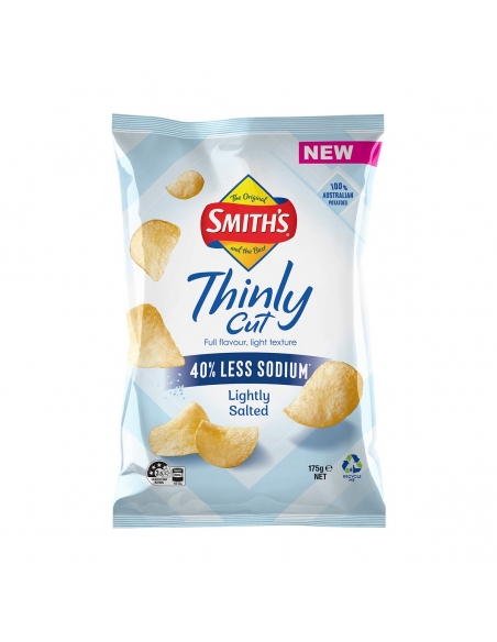 Smith's finamente cortado ligeramente salado 175g