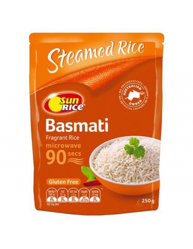 Sunrice 9 Second Indian Basmati Rice 250gm x 6