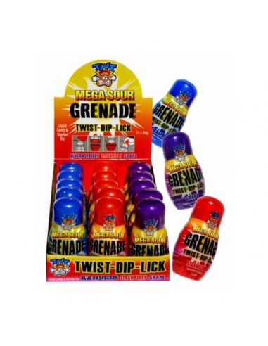 Tnt Mega Sour Grenade 50g x 15