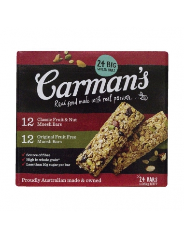 Carmans Muesli Bars 24 Pack