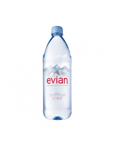 Evian Mineral Water Pet 1ltr x 12
