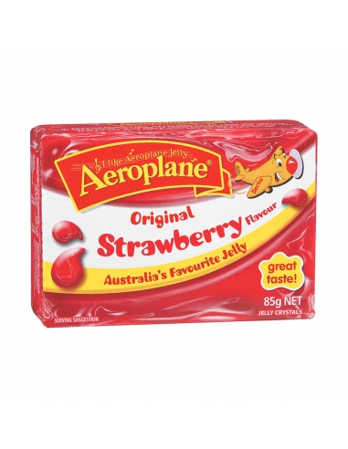 Vliegtuig Jelly Strawberry 85G