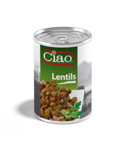 Ciao レンズ豆 400Gr 缶
