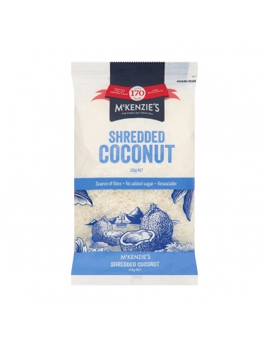 Mckenzie's Shredded Coconut 215g x 1