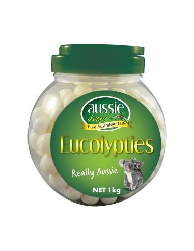 Aussie Drops Eucolypties Jar 1 kg
