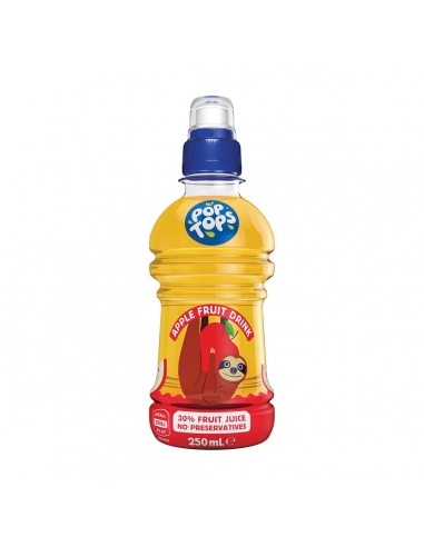 Pop Tops Apple Fruit Drink 250ml x 24